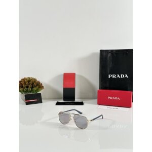 Prada Sunglasses Gold Grey (FT2092)
