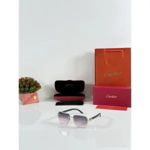 First Copy Cartier Sunglasses Gold Pink (FT2035)