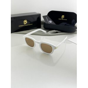 First Copy David Sunglasses White Brown (FT2140)