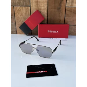 First Copy Prada Sunglasses Silver Grey (FT2144)