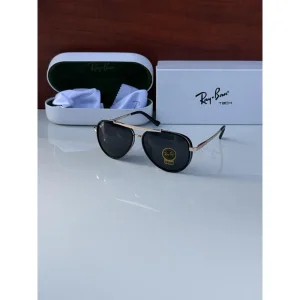 First Copy Rayban Sunglasses Golden Black (FT2043)