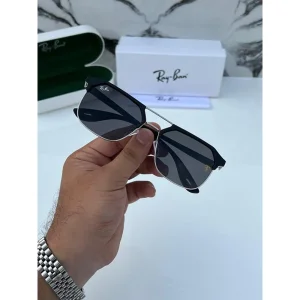 First Copy Rayban Sunglasses Silver Black (FT2057)