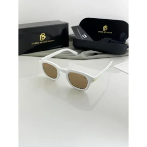 First Copy David Sunglasses White Brown (FT2147)