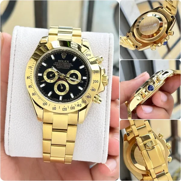 Trendy Rolex Daytona Golden Watch