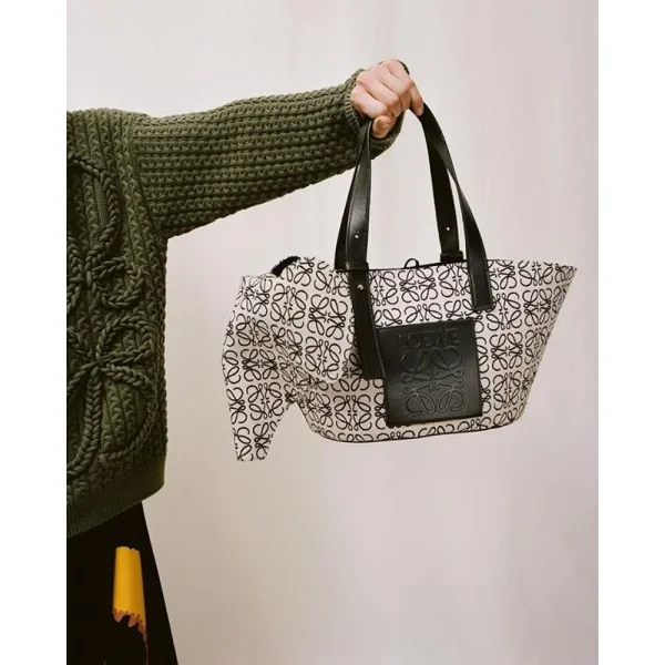 Loewe Elephant Basket Tote Bag
