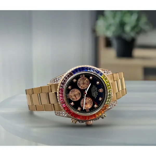 Luxurious Rolex Daytona Rainbow Watch