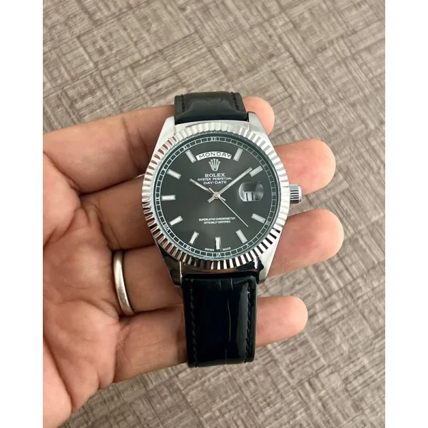 Trendy Rolex Day-Date Crocodile Watch