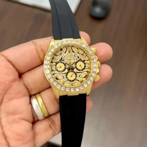 Luxurious Rolex Daytona Tiger Eye Watch