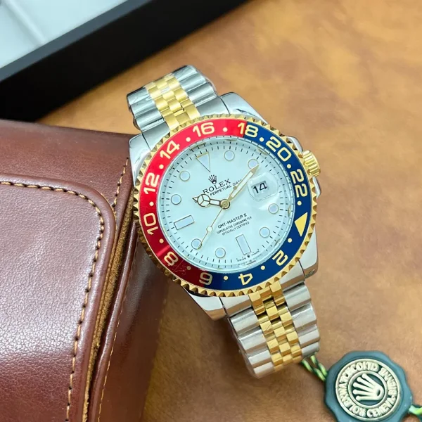 Premium Rolex GMT Dual Tone Watch