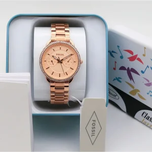 Premium Fossil Tailor’s Rosegold Watch