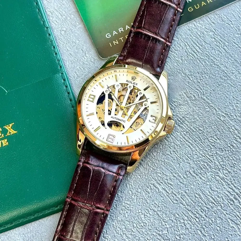 2 Rolex Automatic Golden Ring Watch