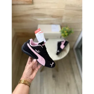 Comfortable & High Performance Footwear Puma Speed Cat Black Pink For Men (SUP5826)