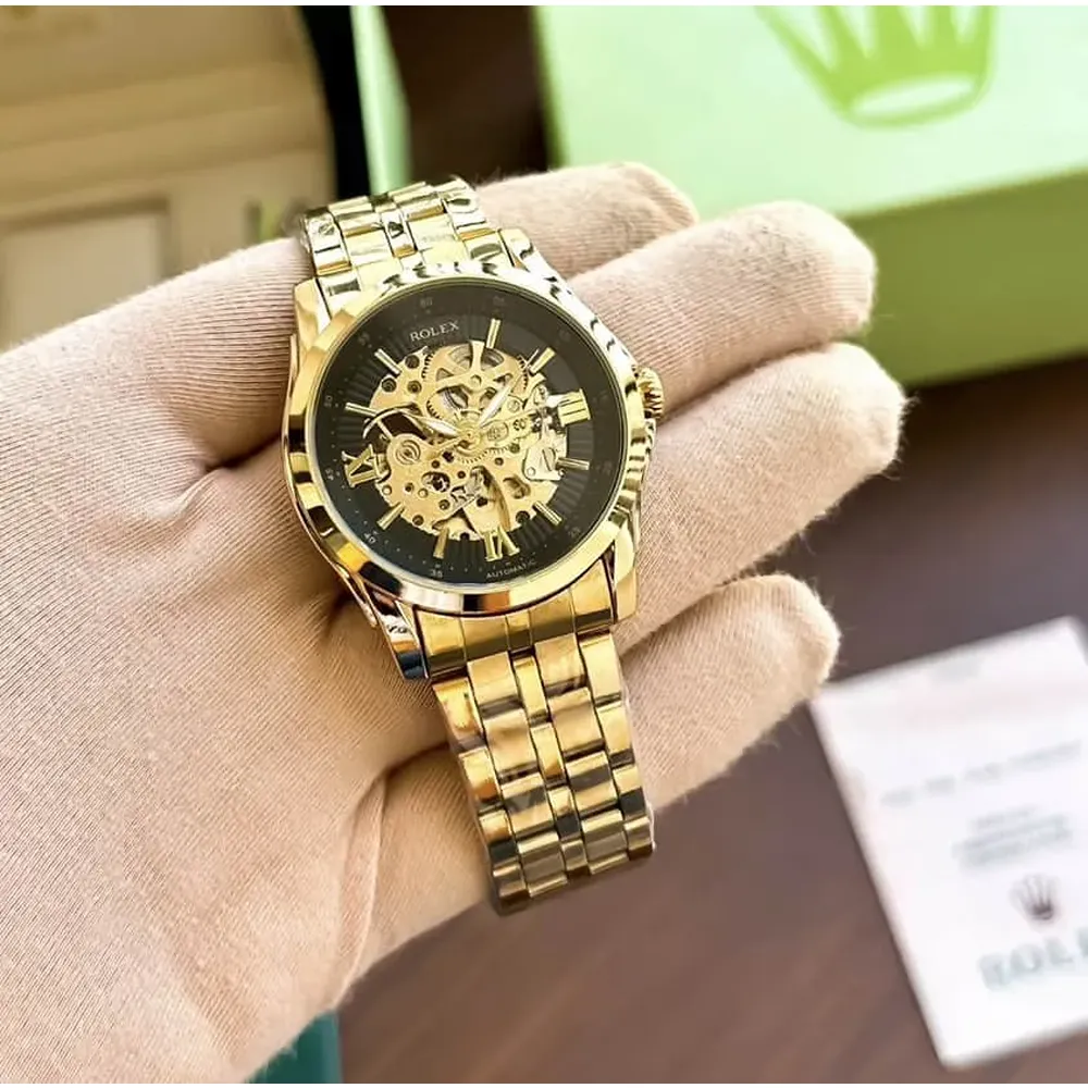 6 Classic Rolex Automatic Gold Watch