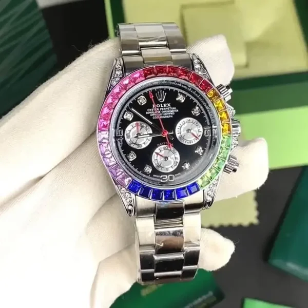 Stylish Rolex Rainbow Daytona Watch