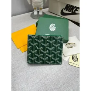 Luxury Goyard Wallet Green Full Kit For Men (BOT1270)